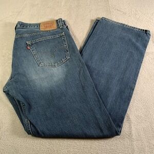 Vintage Levis 529 Jeans Men 38x34 (Tag 36x34) Blue Low Rise Straight Medium Wash